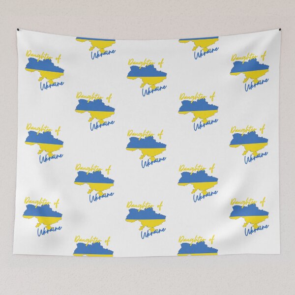 Item preview, Daughter of Ukraine Map Flag designed and sold by NovawayDirect.