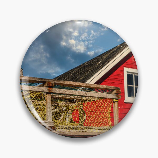 Item preview, PEI Lobster Traps on the Wharf designed and sold by onepony.