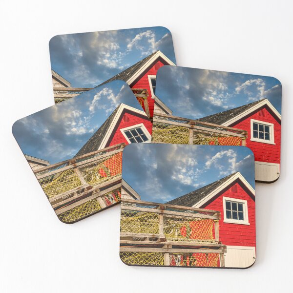Item preview, PEI Lobster Traps on the Wharf designed and sold by onepony.