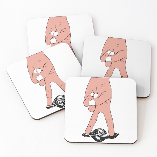 Item preview, fiunny design hand ride a Onewheel - one wheel style - the floating hand  designed and sold by QUEEN-WIVER.