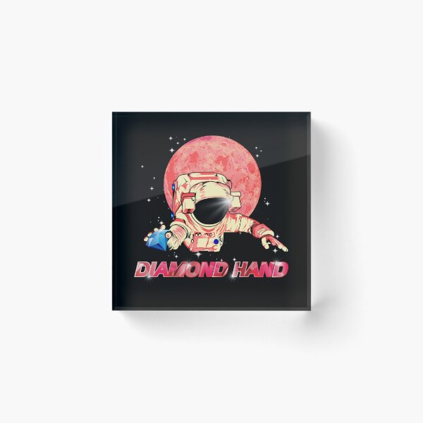 Item preview, Diamond hand, Bitcoin, Amc crypto, To the moon designed and sold by Lekrock.