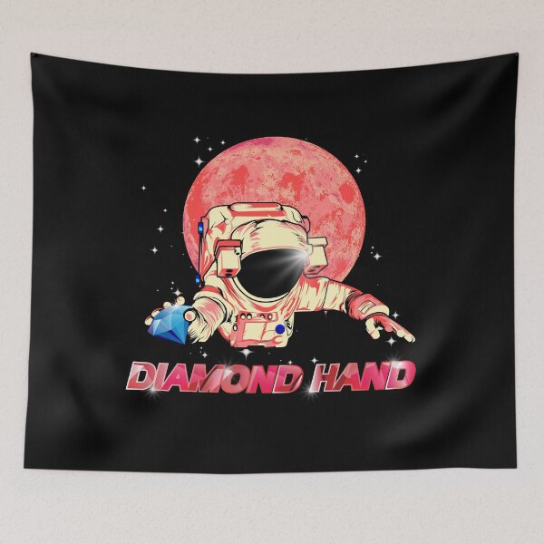 Item preview, Diamond hand, Bitcoin, Amc crypto, To the moon designed and sold by Lekrock.