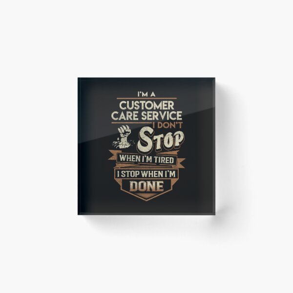 Item preview, Customer Care Service T Shirt - I Stop When Done Job Gift Item Tee designed and sold by paneczkopat.