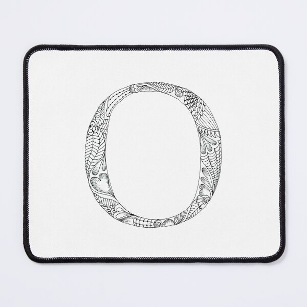 Item preview, Henna Alphabet O / Henna Letter O - Black Henna Line Art designed and sold by Mrs-PenLine.