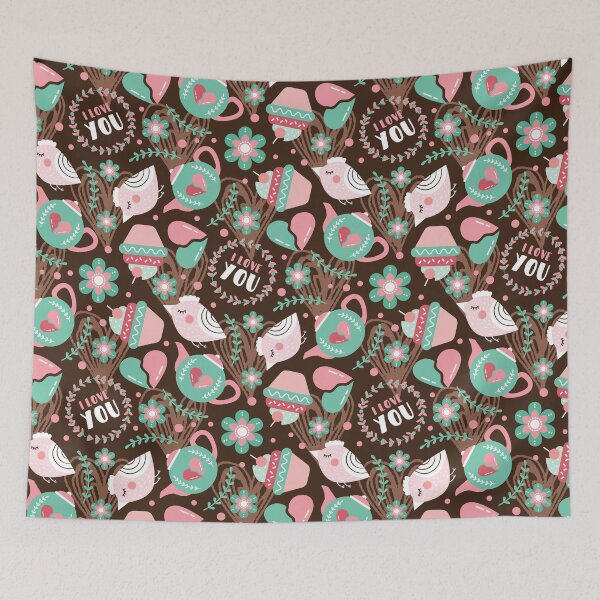 Item preview, I Love You - Valentine Day Pattern designed and sold by PatternTale.