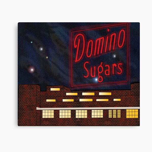 Domino Zuckerfabrik In Baltimore Maryland Leinwanddruck Von Lostvox Redbubble