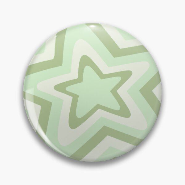 Item preview, Green Repeating Star Abstract Pattern  designed and sold by hannahvira.