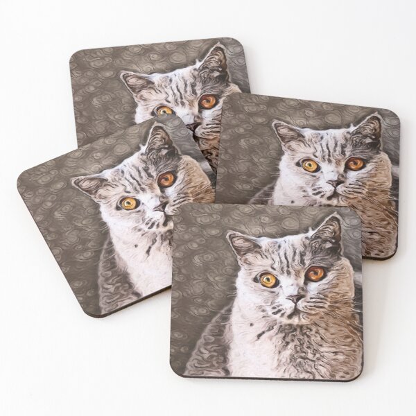 Item preview, British Shorthair - Van Gogh Art Style designed and sold by Funimals-Art.