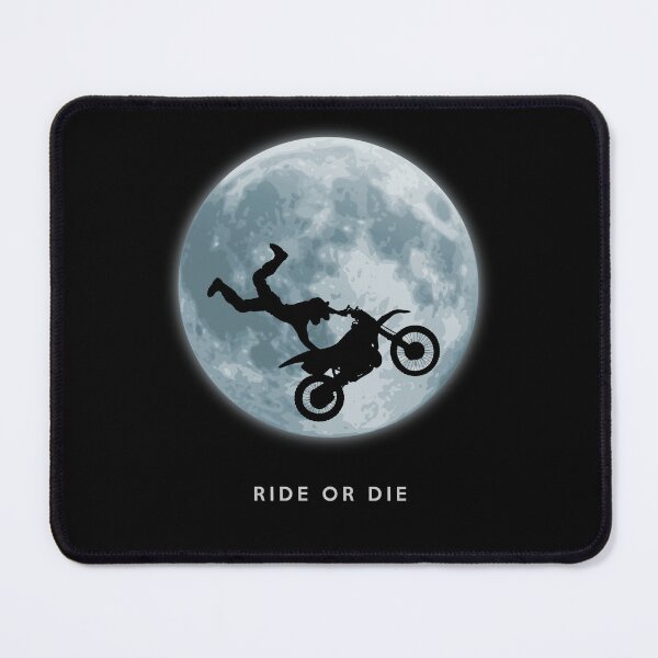 Item preview, Moon Motocross Stunt Motorcycle Biker Ride Or Die designed and sold by Jeezzas.