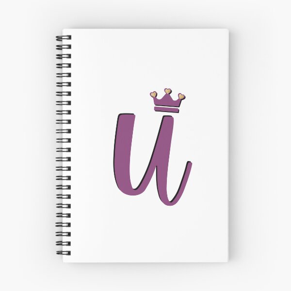 Item preview, LETTER "U" VIOLET (1) | QUEEN/PRINCESS | ALPHABET/CROWN/ROYALTY designed and sold by The413Designs.