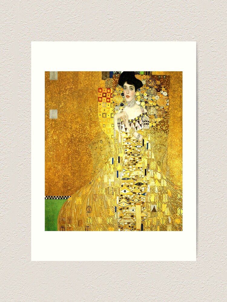 The Woman In Gold Art Print By Tonyara Redbubble
