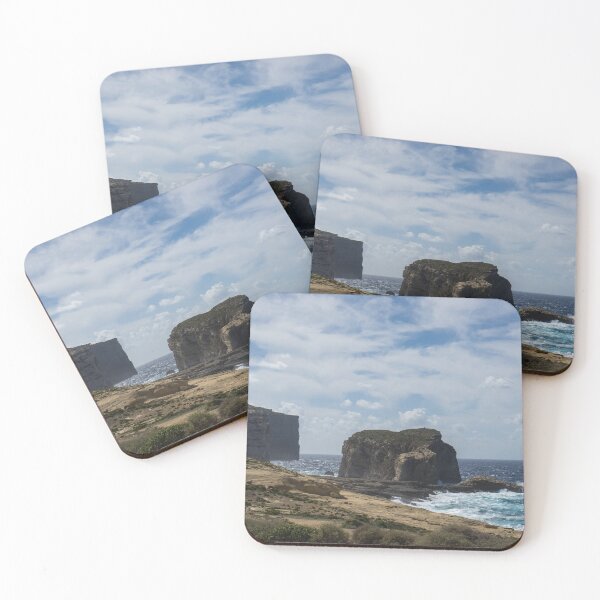 Item preview, Rough Coast - Seastacks and Seacliffs on Gozo Island Malta designed and sold by Georgia Mizuleva.