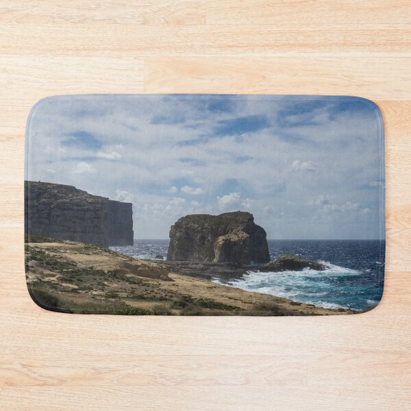 Item preview, Rough Coast - Seastacks and Seacliffs on Gozo Island Malta designed and sold by Georgia Mizuleva.