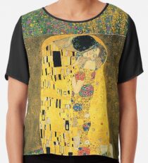 Gustav Klimt- The Kiss Chiffon Top