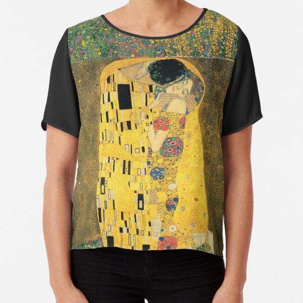 Gustav Klimt- The Kiss Chiffon Top