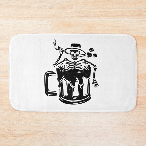 Item preview, Skelton Skull Floating in Beer Cigar designed and sold by febyriana.