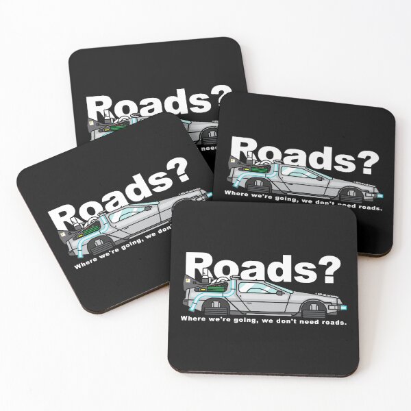 Item preview, back to the future Roads, we dont neeed roads designed and sold by AsKartongs.