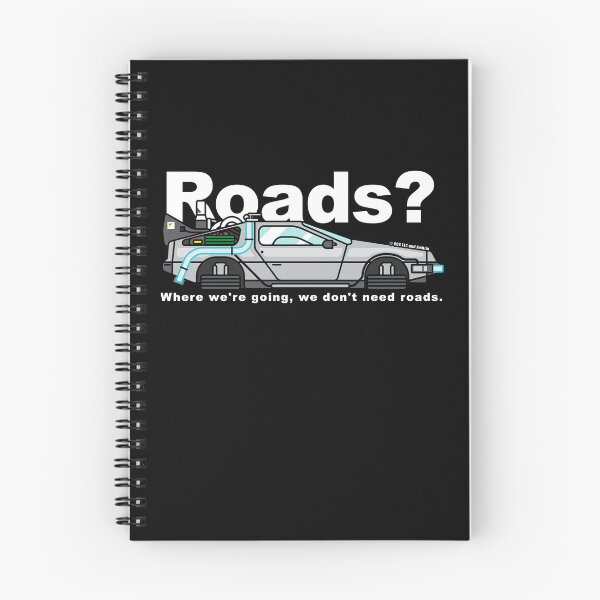 Item preview, back to the future Roads, we dont neeed roads designed and sold by AsKartongs.