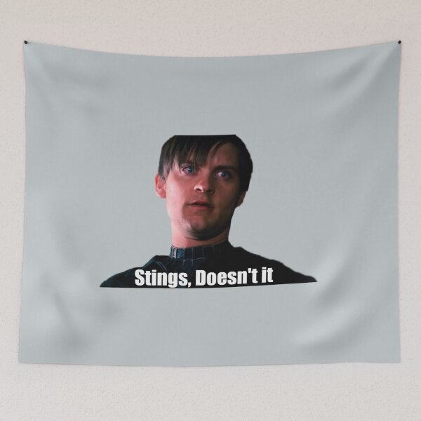 Item preview, Bully Maguire Stings Doesn_t it Meme designed and sold by SamReeves45.