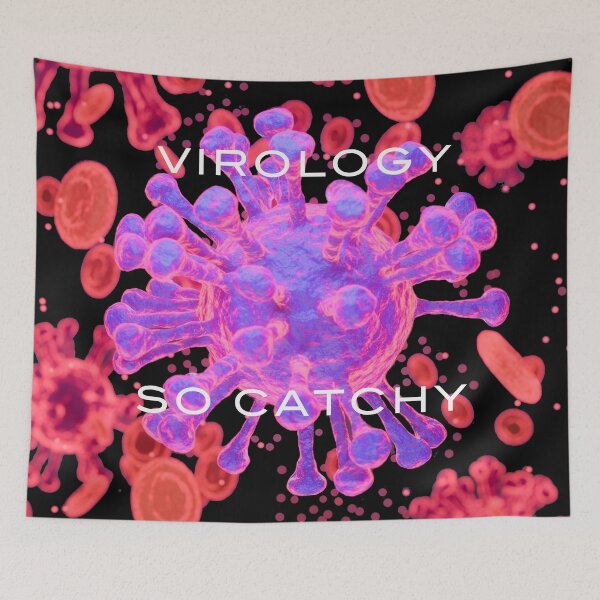 Item preview, Virology, so catchy - funny scientific virology design designed and sold by Lady-Frost.