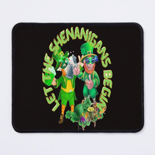 Item preview, Irish Shenanigans Begin, Let The Shenanigans Begin, Lucky Shamrock Irish Culture, Shenanigans Squad designed and sold by Adri Barnard.