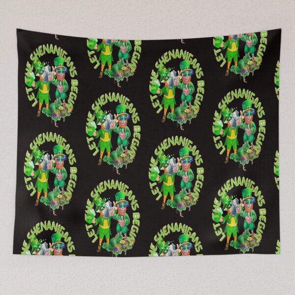 Item preview, Irish Shenanigans Begin, Let The Shenanigans Begin, Lucky Shamrock Irish Culture, Shenanigans Squad   designed and sold by Adri Barnard.