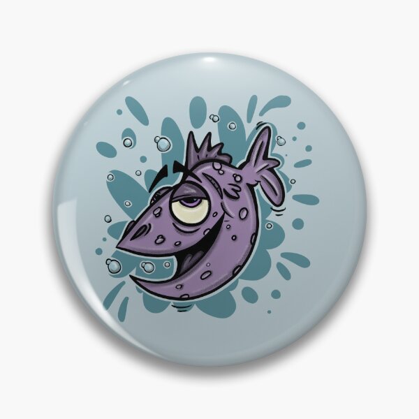 Item preview, Purple fish smile designed and sold by Roland Láris.