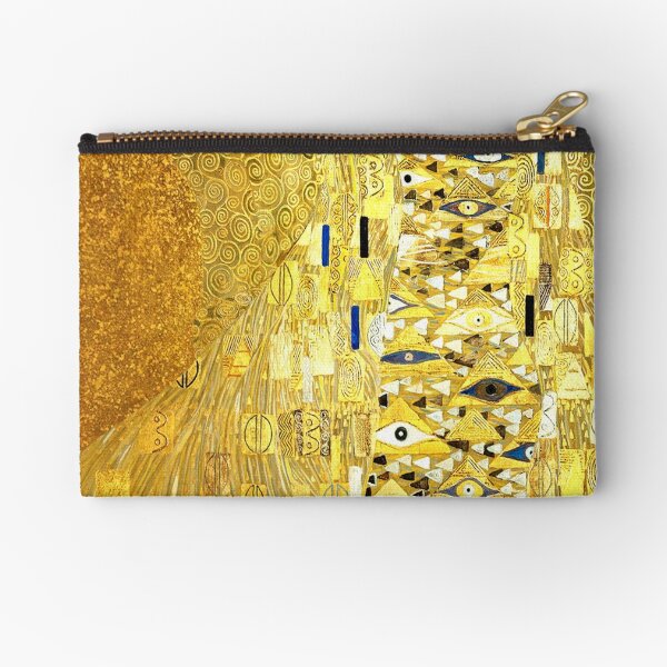 The Woman in Gold Zipper Pouch