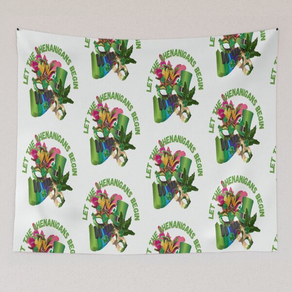 Item preview, The Shenanigans Fun begin, Let The Shenanigans Begin, Lucky Shamrock Irish Culture, Shenanigans Squad   designed and sold by Adri Barnard.