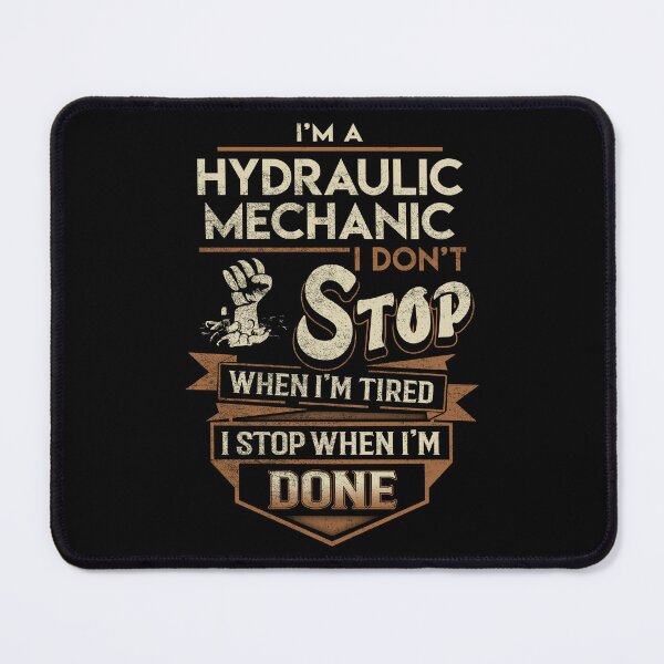 Item preview, Hydraulic Mechanic T Shirt - I Stop When Done Job Gift Item Tee designed and sold by paneczkopat.