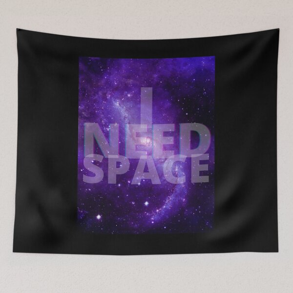 Item preview, I Need Space - Purple Galaxy 1 designed and sold by Quirkdom.