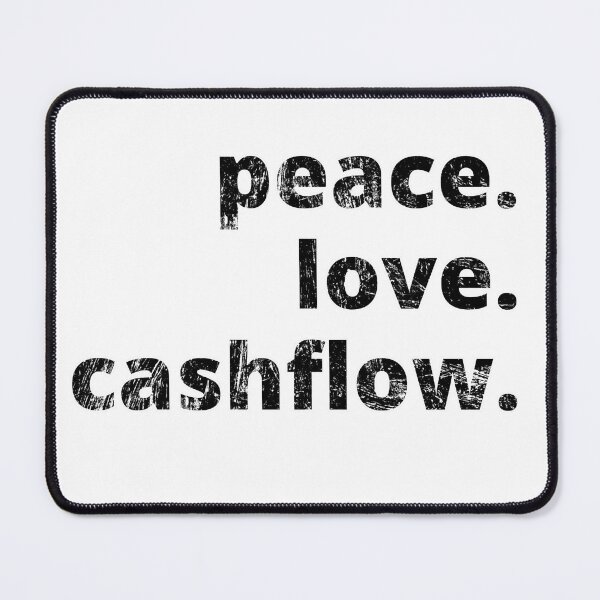 Item preview, Peace love and cashflow distressed designed and sold by KingsManKind.