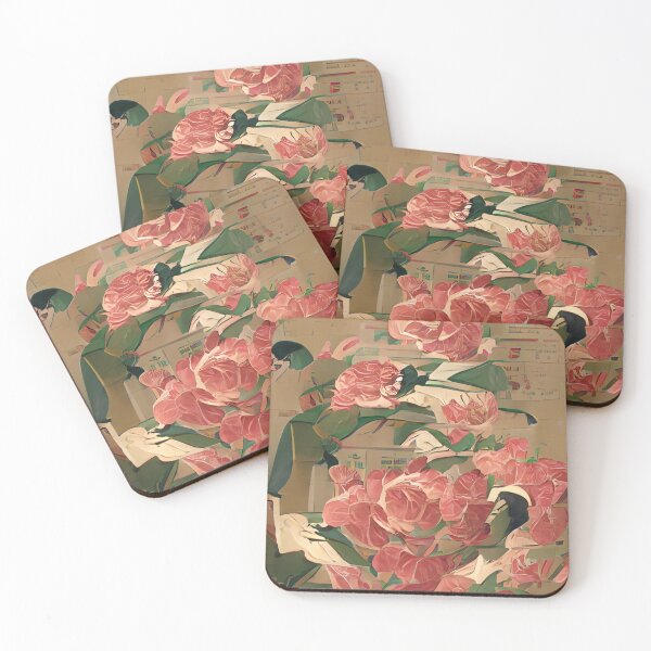 Item preview, Abstract Rose On Papyrus designed and sold by advanceprintart.
