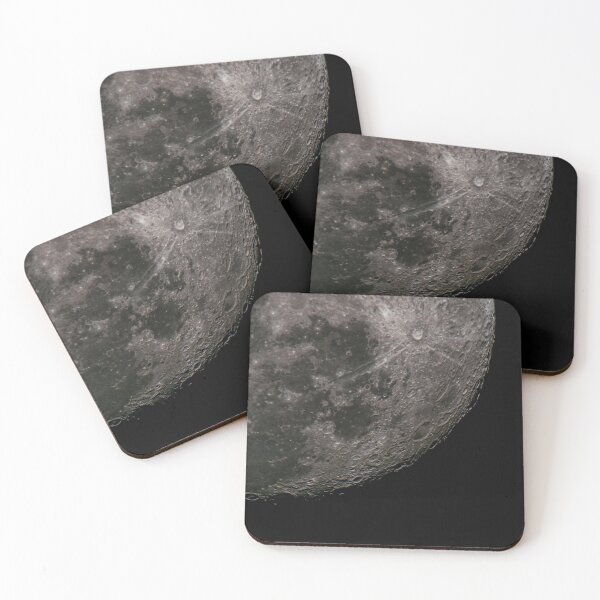 Item preview, Close up view of the moon's lunar surface and its craters designed and sold by noblephoto.
