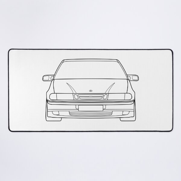 Item preview, Saab 9000 turbo Black lines designed and sold by EdimDesign.
