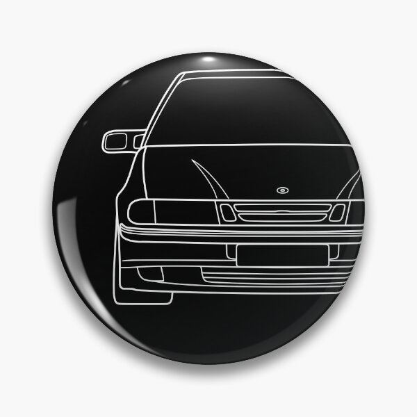 Item preview, Saab 9000 turbo white lines designed and sold by EdimDesign.