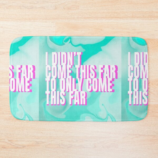 Item preview, I Didn't Come This Far To Only Come This Far Colorful Typography Print Text Style 1 designed and sold by lineartdesigns.