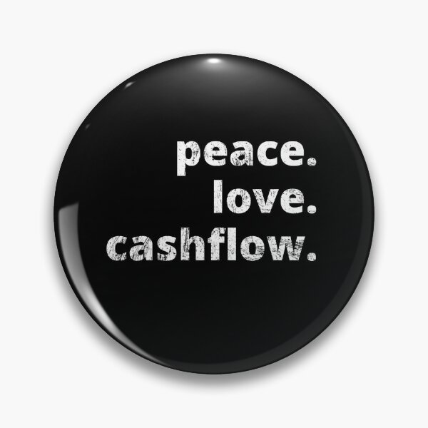 Item preview, Peace love and cashflow distressed 2 designed and sold by KingsManKind.