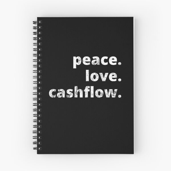 Item preview, Peace love and cashflow distressed 2 designed and sold by KingsManKind.