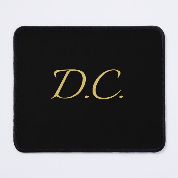 Item preview, DC Initials | Gold Lettering | Personalised Gifts designed and sold by Avo And Sriracha.