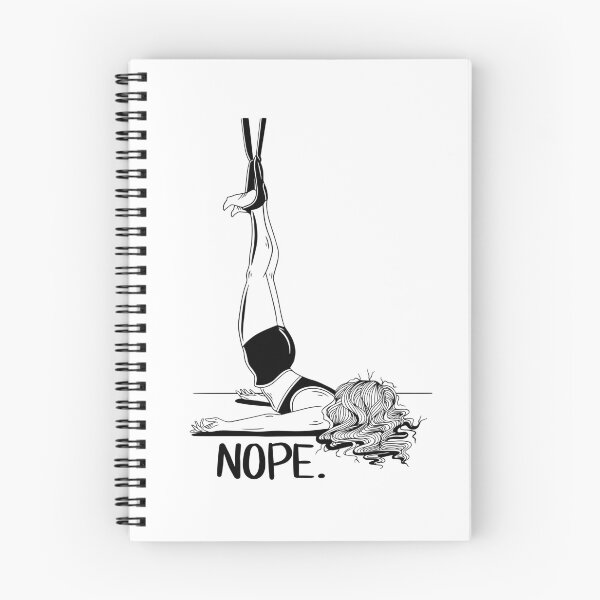 Item preview, Aerial Yoga Hammock NOPE - Black designed and sold by cristicreative.