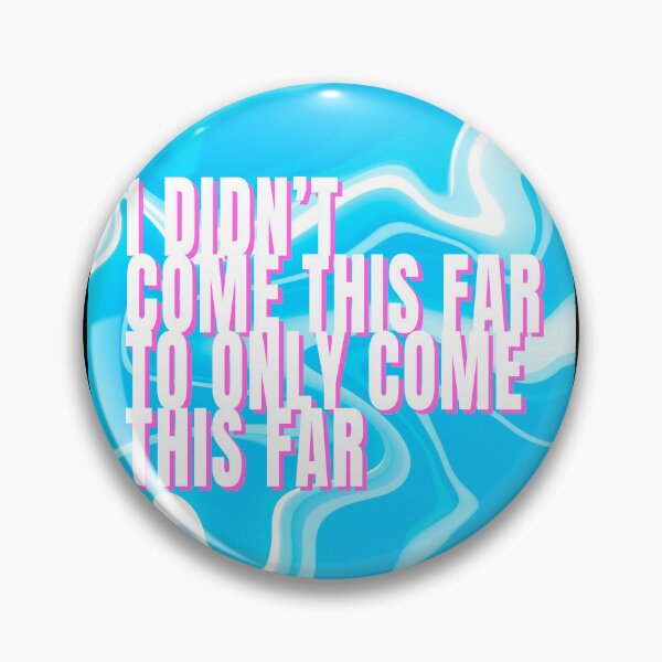 Item preview, I Didn't Come This Far To Only Come This Far Colorful Typography Print Text Style 2 designed and sold by lineartdesigns.