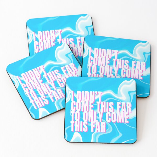 Item preview, I Didn't Come This Far To Only Come This Far Colorful Typography Print Text Style 2 designed and sold by lineartdesigns.