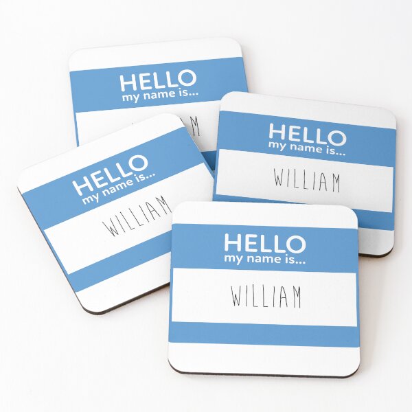 Item preview, Hello my name is... William designed and sold by beanibooi.