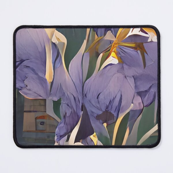 Item preview, Abstract Iris Flowers designed and sold by advanceprintart.
