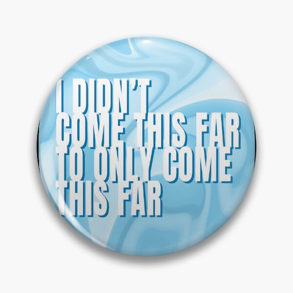 Item preview, I Didn't Come This Far To Only Come This Far Colorful Typography Print Text Style 3 designed and sold by lineartdesigns.