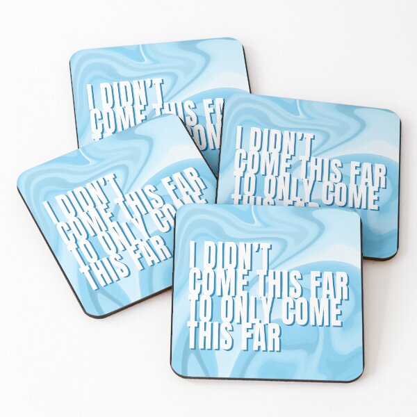 Item preview, I Didn't Come This Far To Only Come This Far Colorful Typography Print Text Style 3 designed and sold by lineartdesigns.