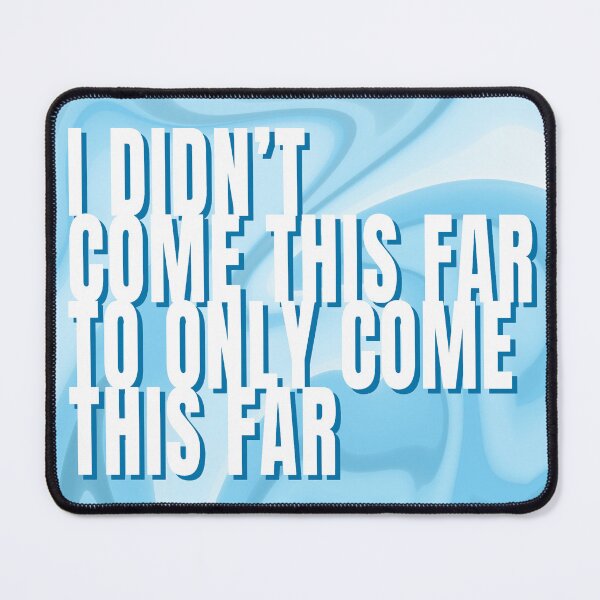 Item preview, I Didn't Come This Far To Only Come This Far Colorful Typography Print Text Style 3 designed and sold by lineartdesigns.