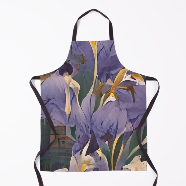 Item preview, Abstract Iris Flowers designed and sold by advanceprintart.