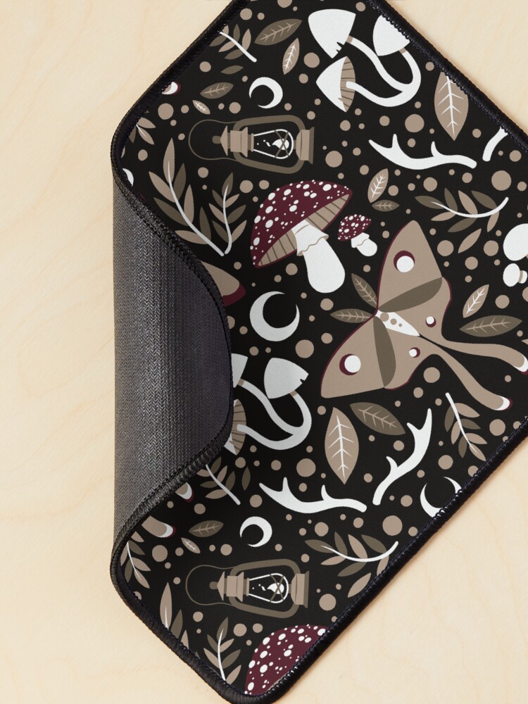 Thumbnail 2 of 5, Mouse Pad, The Woods (Dark) designed and sold by daisydandy.